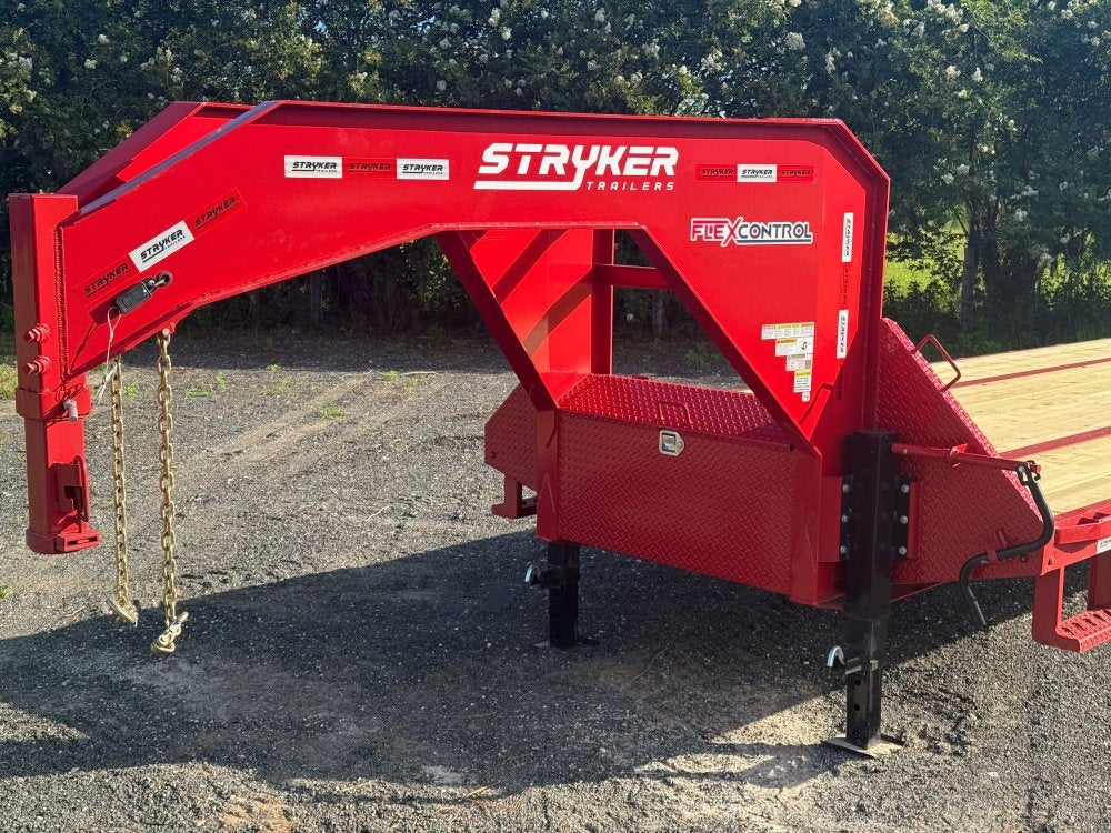 40' Stryker Gooseneck (2) 12K Axles Mega Ramps Dual Wheels - 12K MR/Deckover Trailers - Stryker Dealership Group