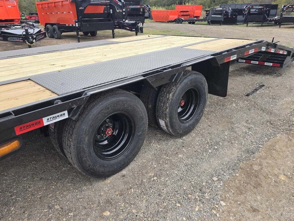 40' Stryker Gooseneck (2) 12K Axles Mega Ramps Dual Wheels - 12K MR/Deckover Trailers - Stryker Dealership Group