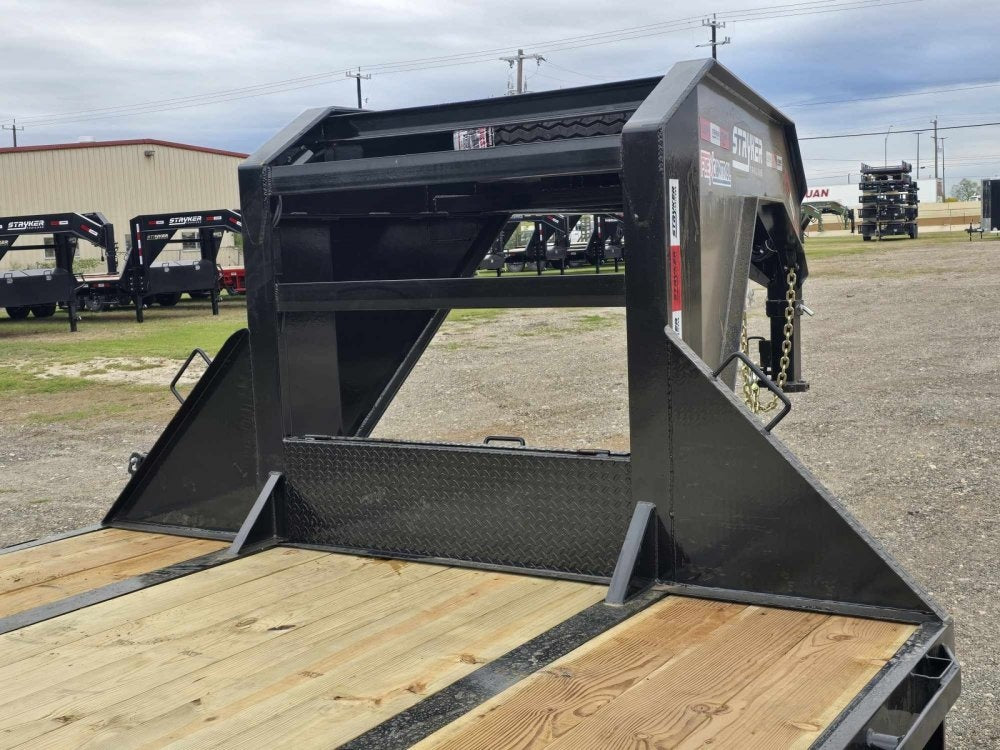 40' Stryker Gooseneck (2) 12K Axles Mega Ramps Dual Wheels - 12K MR/Deckover Trailers - Stryker Dealership Group