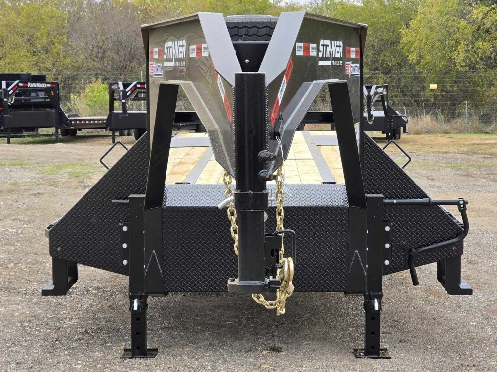 40' Stryker Gooseneck (2) 12K Axles Mega Ramps Dual Wheels - 12K MR/Deckover Trailers - Stryker Dealership Group