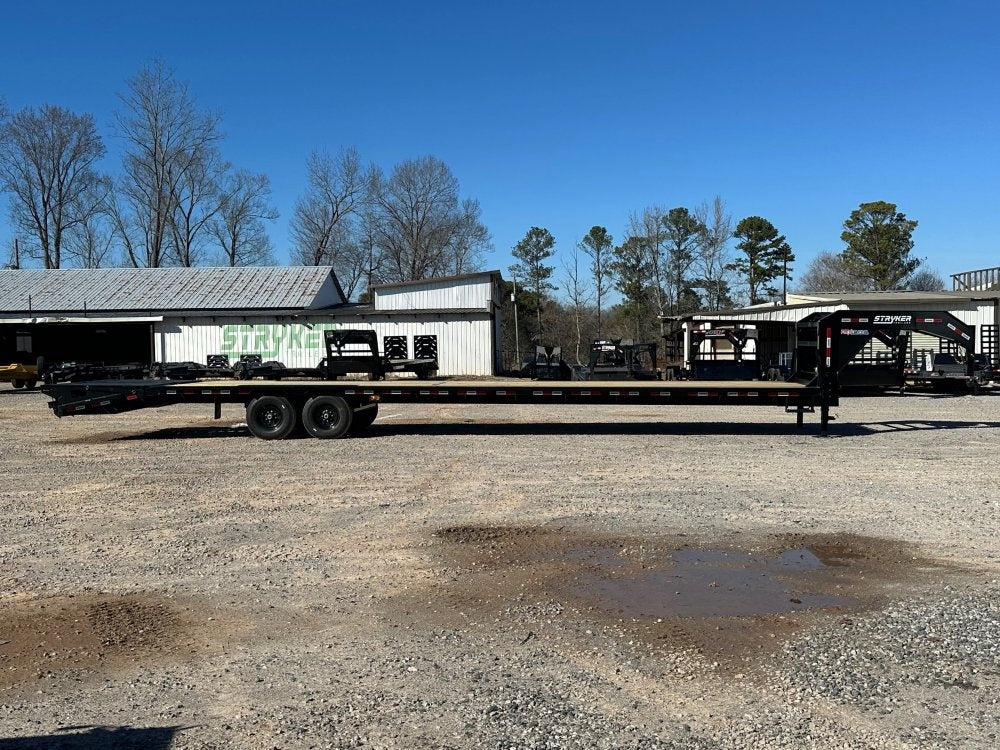 40' Stryker Gooseneck (2) 7K Axles Mega Ramps 14 ply Tires - Deckover Trailers/Hotshot - Stryker Dealership Group