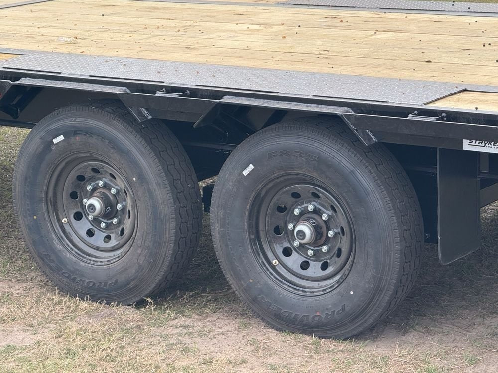 40' Stryker Gooseneck (2) 8K Axles Mega Ramps 14 ply Tires - Hotshot Non-CDL/DO 8K MR - Stryker Dealership Group