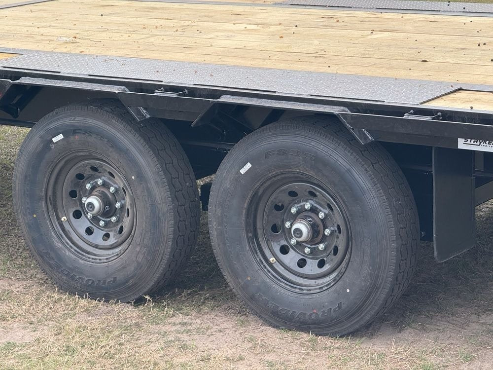40' Stryker Gooseneck (2) 8K Axles Mega Ramps 14 ply Tires - Deckover Trailers - Stryker Dealership Group