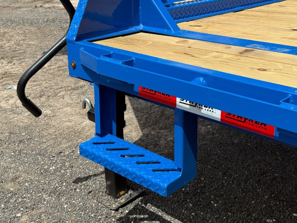 40' Stryker Gooseneck (2) 8K Axles Mega Ramps 14 ply Tires - Hotshot Non-CDL/DO 8K MR - Stryker Dealership Group