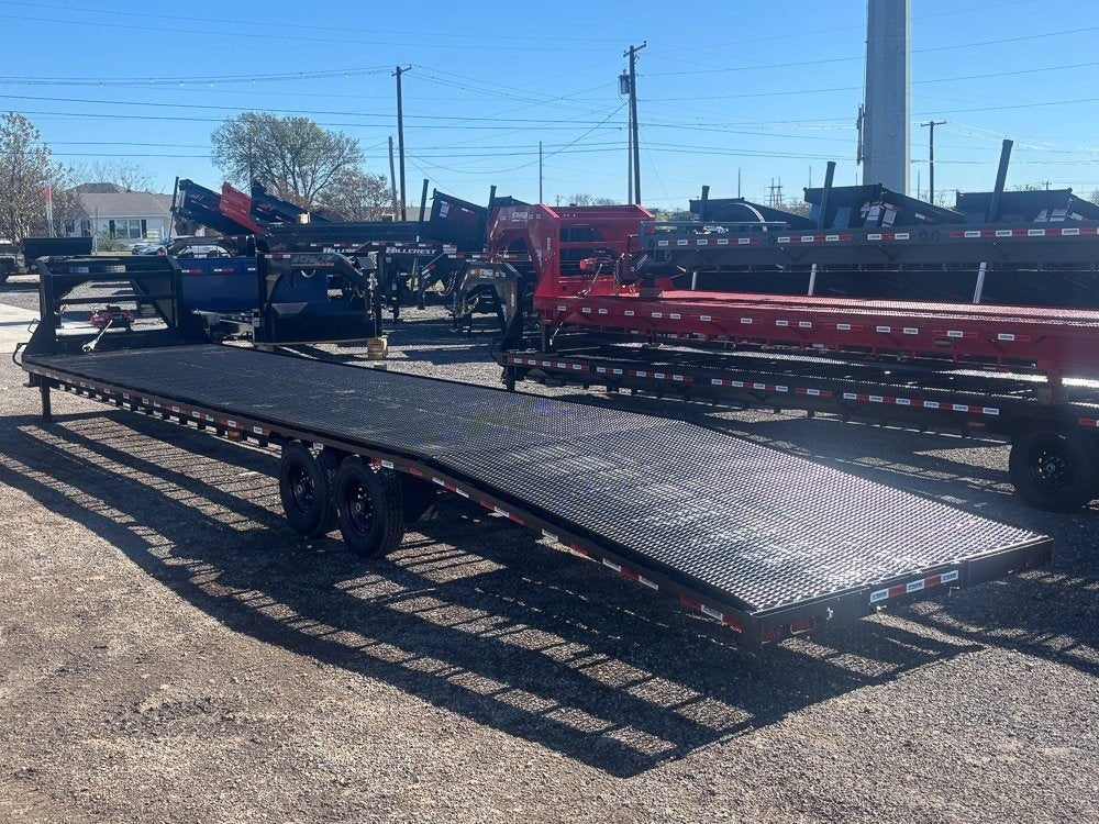 40' Stryker Gooseneck Mesh Deck Multi Car Hauler - (2) 8k Axles - 12k GVWR Derated - Truck & Van Trailers - Stryker Dealership Group