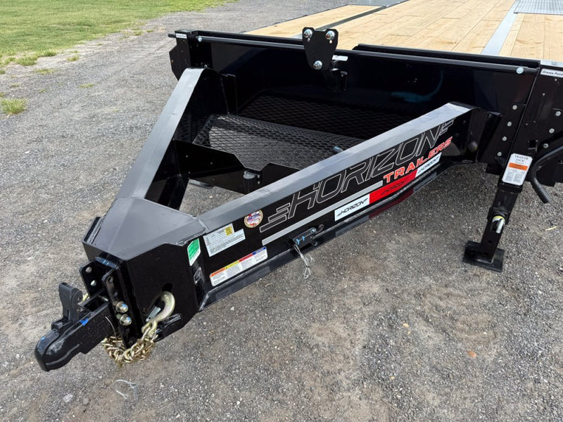 24' Horizon FFT Bumper Pull Full Deckover Tilt Trailer - (2) 10K Axles 018031