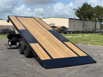 24' Horizon FFT Bumper Pull Full Deckover Tilt Trailer - (2) 10K Axles 018031