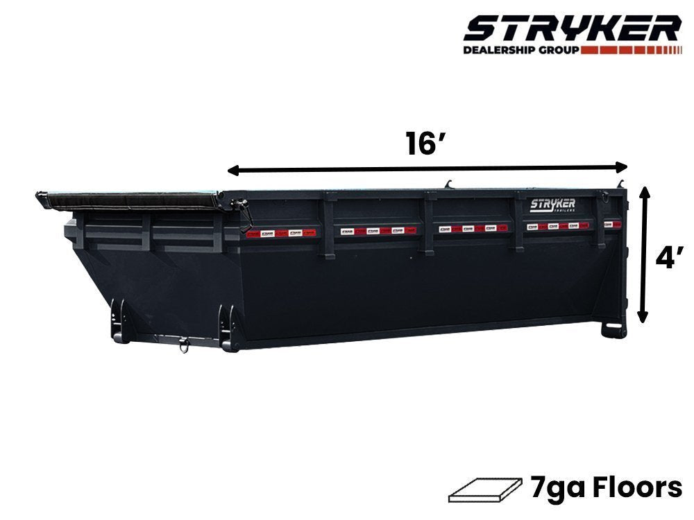 16' Stryker Roll Off Bin - 4' Side Walls 1549
