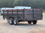 83"x16' Bumper Pull Dump Trailer 36" Sides - 14k GVWR 48614
