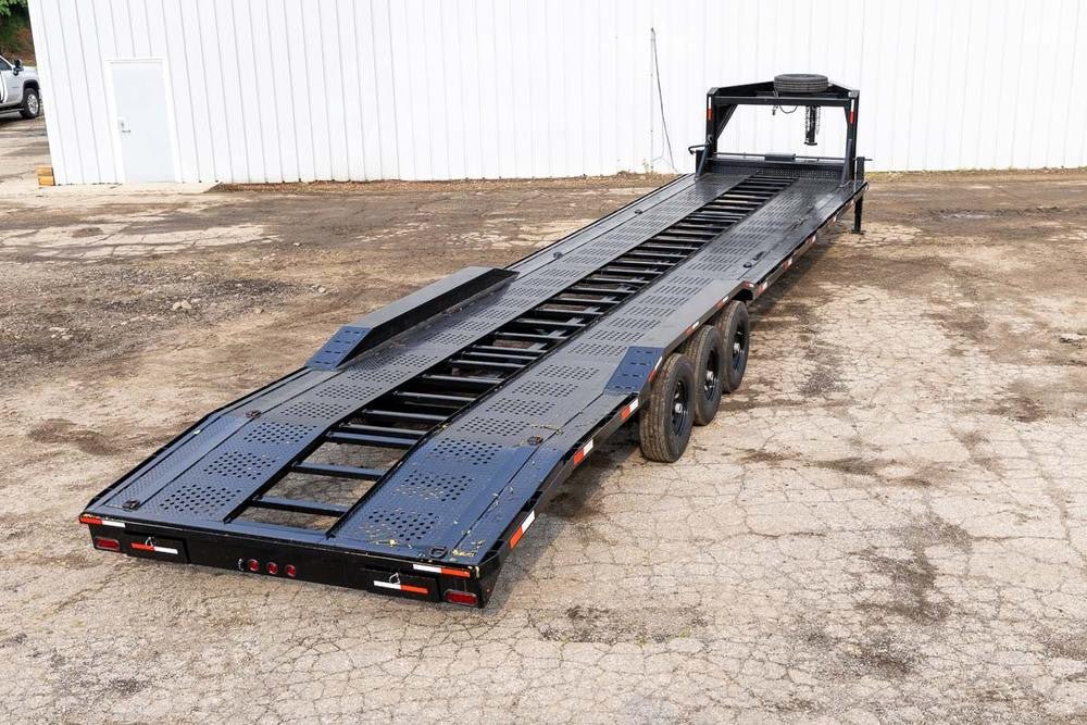 44' Mesh Deck Truck and Van Trailer (3) 7k Axles 14ply Tires w/winch - Stryker Dealership Group