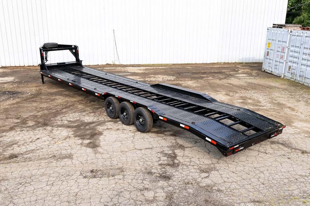 44' Mesh Deck Truck and Van Trailer (3) 7k Axles 14ply Tires w/winch - Stryker Dealership Group