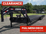 44' Stryker Gooseneck Full Width Mesh Deck Multi Car Hauler (3) 7k Axles - 12k GVWR Derated 3161 - Stryker Dealership Group
