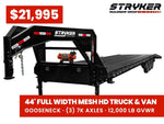44' Stryker Gooseneck Full Width Mesh Deck Multi Car Hauler (3) 7k Axles - 12k GVWR Derated 621 - Stryker Dealership Group