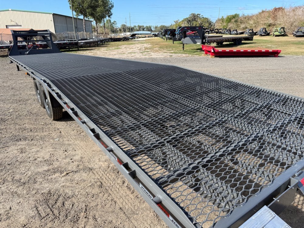 44' Stryker Gooseneck Mesh Deck Multi Car Hauler (3) 7k Axles - 12k GVWR Derated 004696 - Stryker Dealership Group