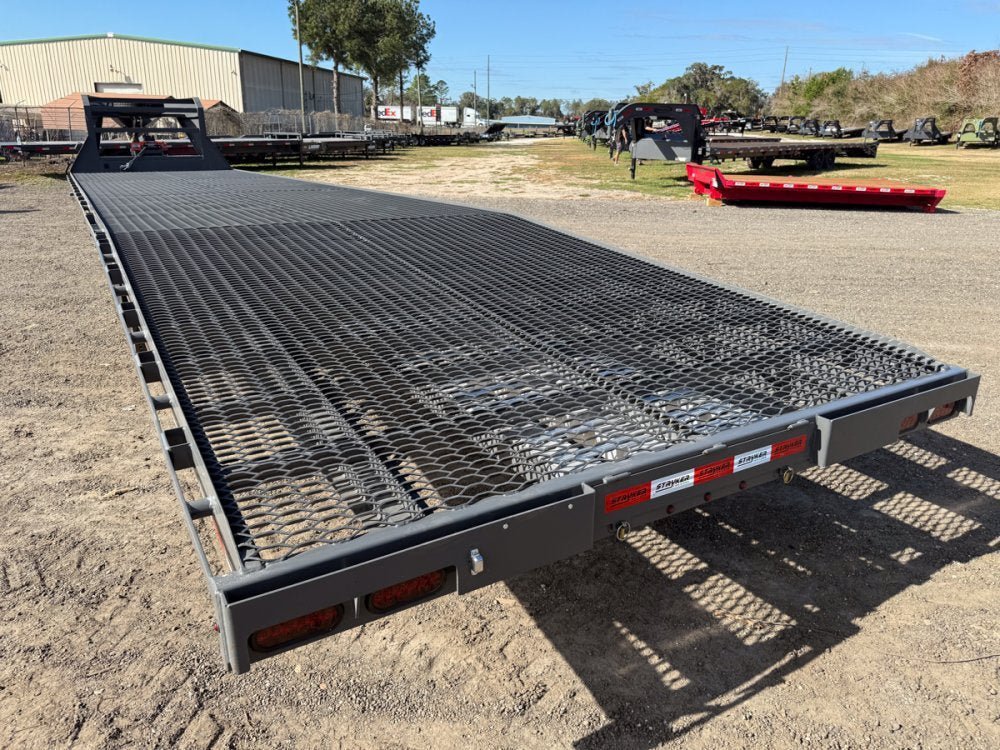 44' Stryker Gooseneck Mesh Deck Multi Car Hauler (3) 7k Axles - 12k GVWR Derated 004696 - Stryker Dealership Group