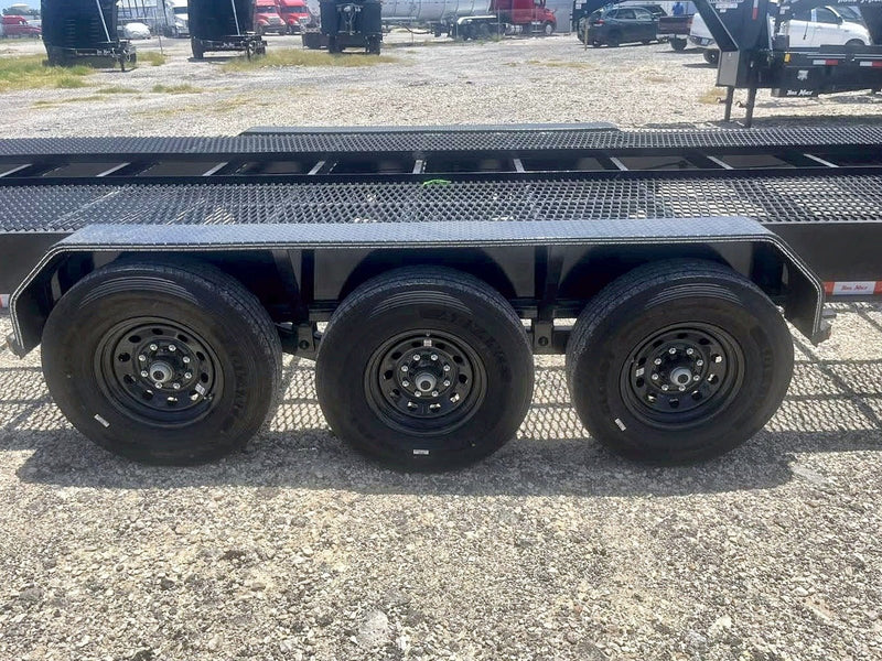 44' Trail Maxx Gooseneck Mesh Deck Multi Car Hauler 83" Wide (3) 7k Axles - 12k GVWR Derated 901 - Stryker Dealership Group