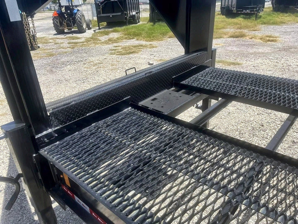 44' Trail Maxx Gooseneck Mesh Deck Multi Car Hauler 83" Wide (3) 7k Axles - 12k GVWR Derated 903 - Stryker Dealership Group