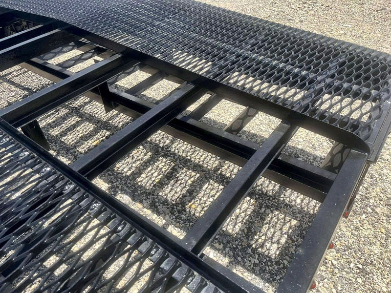 44' Trail Maxx Gooseneck Mesh Deck Multi Car Hauler 83" Wide (3) 7k Axles - 12k GVWR Derated 908 - Stryker Dealership Group