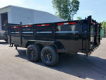 83"x16' Bumper Pull Dump Trailer 36" Sides - 16k GVWR - Telescopic Lift 047577