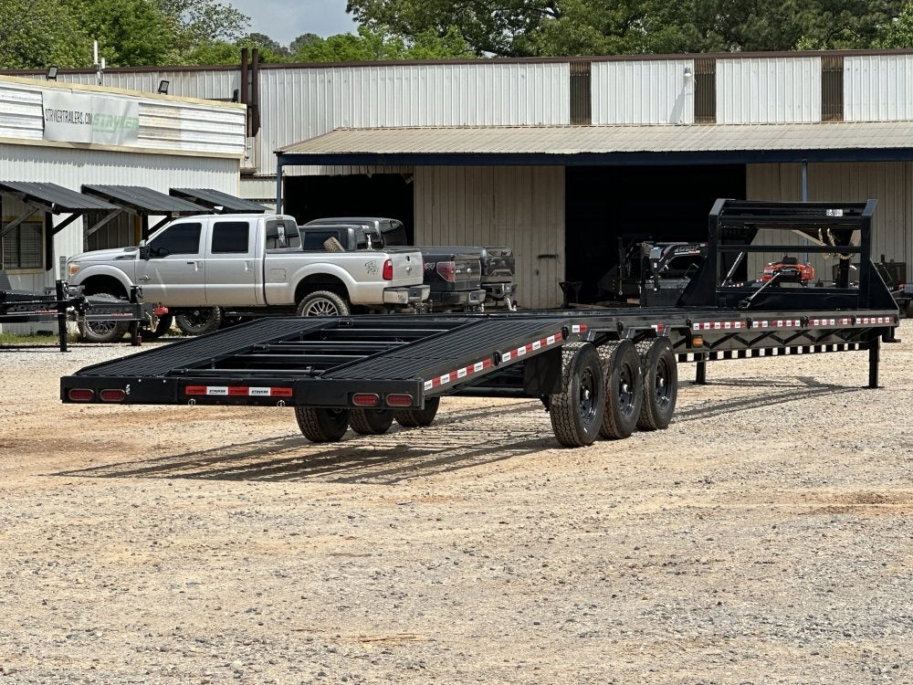 44' Mesh Deck (2) 8k Axles - 12k GVWR Derated- 14 Ply Tires w/Spare - 10' Aluminum Ramps - Warrior W - Truck & Van Trailers/Multi Car Haulers - Stryker Dealership Group