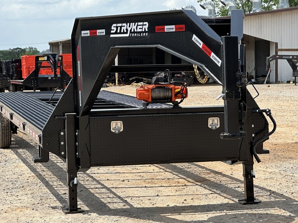 44' Mesh Deck (2) 8k Axles - 12k GVWR Derated- 14 Ply Tires w/Spare - 10' Aluminum Ramps - Warrior W - Truck & Van Trailers/Multi Car Haulers - Stryker Dealership Group