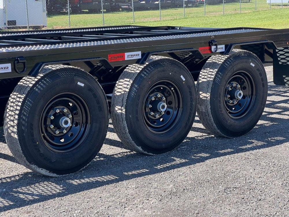44' Mesh Deck (3) 7k Axles - 12k GVWR Derated- 14 Ply Tires w/Spare - 10' Aluminum Ramps - Warrior W - Truck & Van Trailers - Stryker Dealership Group
