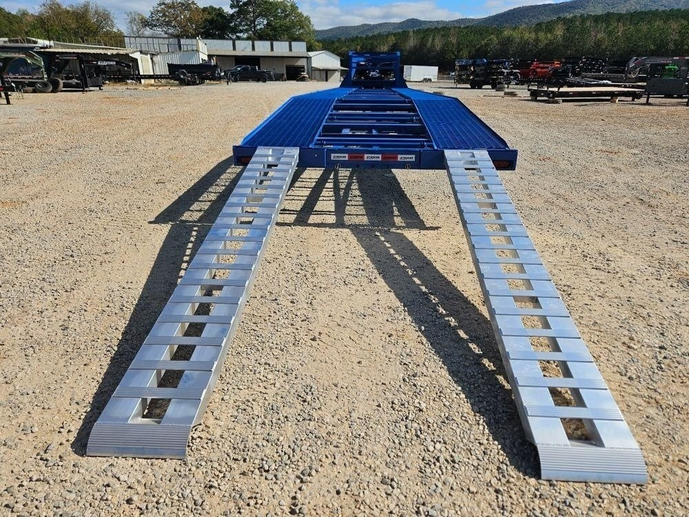 44' Mesh Deck (3) 7k Axles - 12k GVWR Derated- 14 Ply Tires w/Spare - 10' Aluminum Ramps - Warrior W - Truck & Van Trailers/Truck & Van Trailers - Stryker Dealership Group