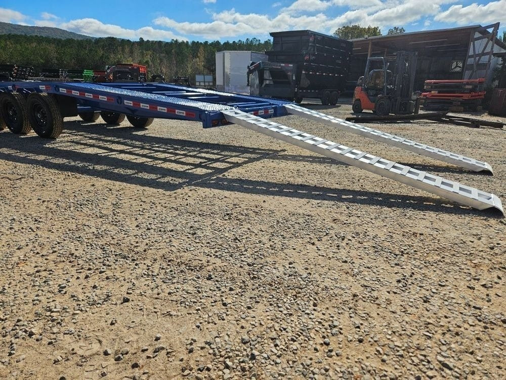 44' Mesh Deck (3) 7k Axles - 12k GVWR Derated- 14 Ply Tires w/Spare - 10' Aluminum Ramps - Warrior W - Truck & Van Trailers/Truck & Van Trailers - Stryker Dealership Group