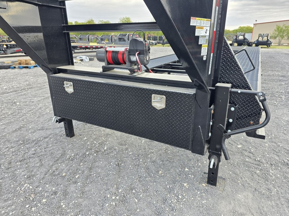 44' Mesh Deck (3) 7k Axles - 12k GVWR Derated- 14 Ply Tires w/Spare - 10' Aluminum Ramps - Warrior W - Truck & Van Trailers - Stryker Dealership Group