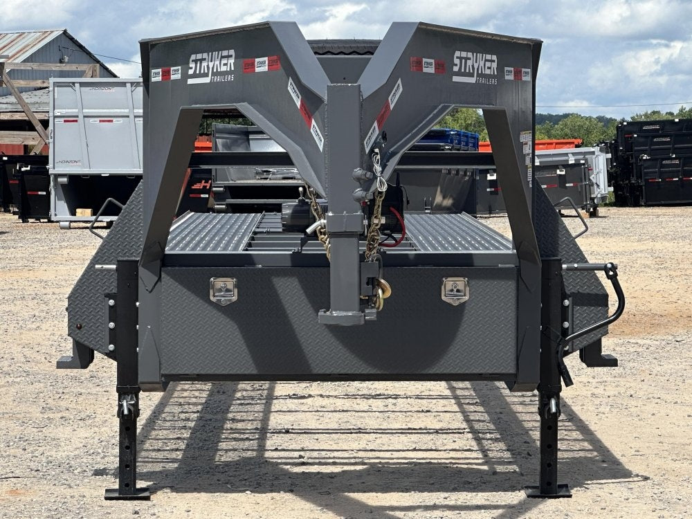 44' Mesh Deck (3) 7k Axles - 12k GVWR Derated- 14 Ply Tires w/Spare - 10' Aluminum Ramps - Warrior W - Truck & Van Trailers/Multi Car Haulers - Stryker Dealership Group
