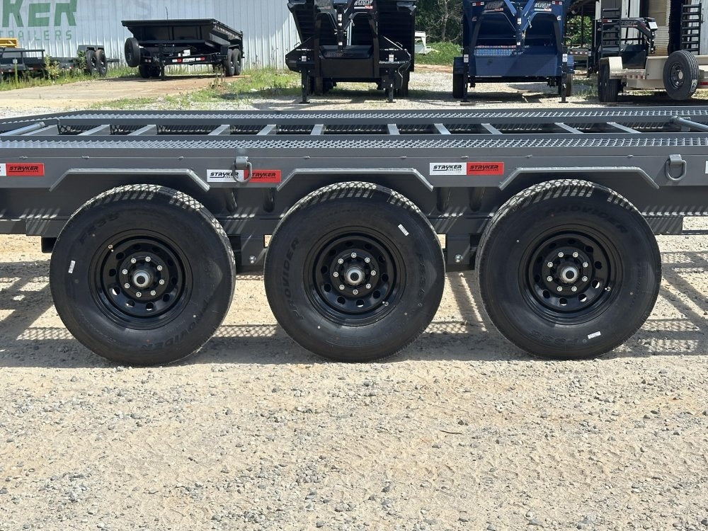 44' Mesh Deck (3) 7k Axles - 12k GVWR Derated- 14 Ply Tires w/Spare - 10' Aluminum Ramps - Warrior W - Truck & Van Trailers/Multi Car Haulers - Stryker Dealership Group