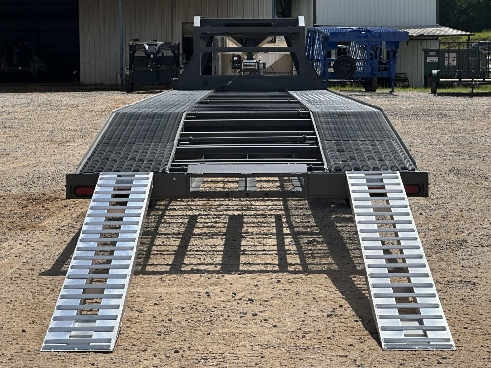44' Mesh Deck (3) 7k Axles - 12k GVWR Derated- 14 Ply Tires w/Spare - 10' Aluminum Ramps - Warrior W - Truck & Van Trailers/Multi Car Haulers - Stryker Dealership Group