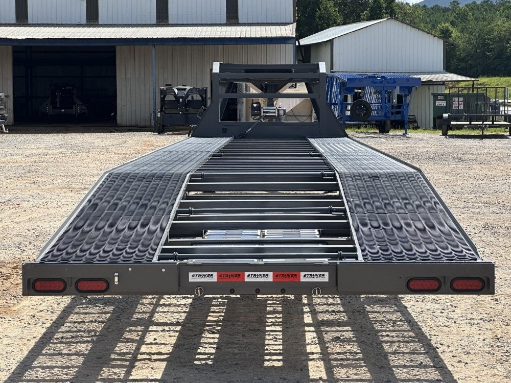 44' Mesh Deck (3) 7k Axles - 12k GVWR Derated- 14 Ply Tires w/Spare - 10' Aluminum Ramps - Warrior W - Truck & Van Trailers/Multi Car Haulers - Stryker Dealership Group