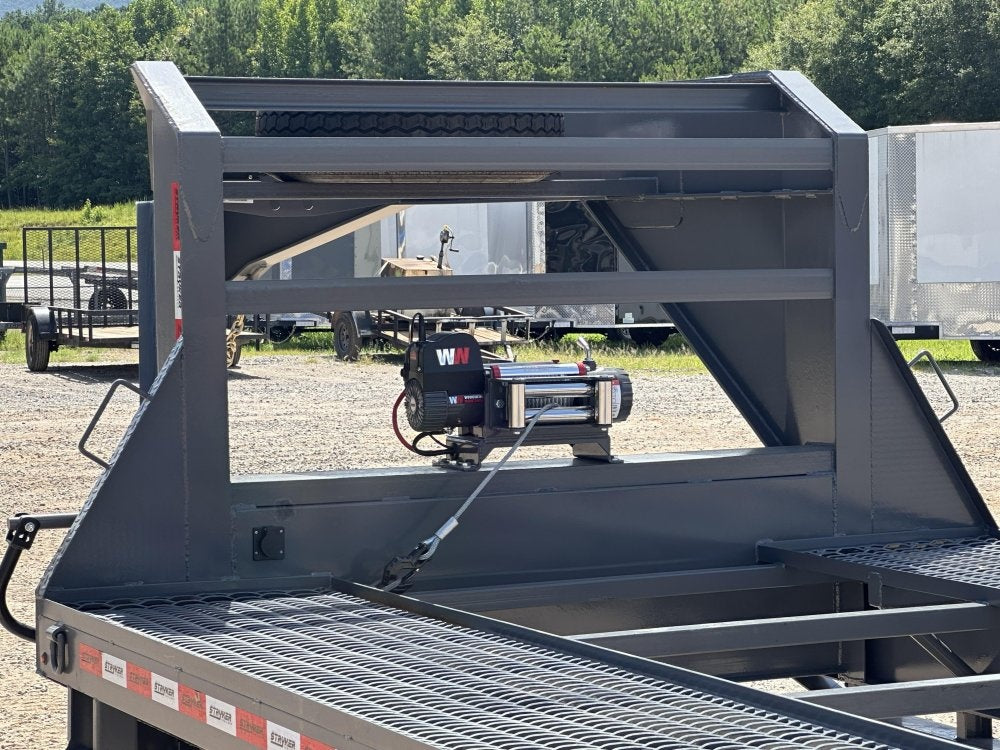 44' Mesh Deck (3) 7k Axles - 12k GVWR Derated- 14 Ply Tires w/Spare - 10' Aluminum Ramps - Warrior W - Truck & Van Trailers/Multi Car Haulers - Stryker Dealership Group