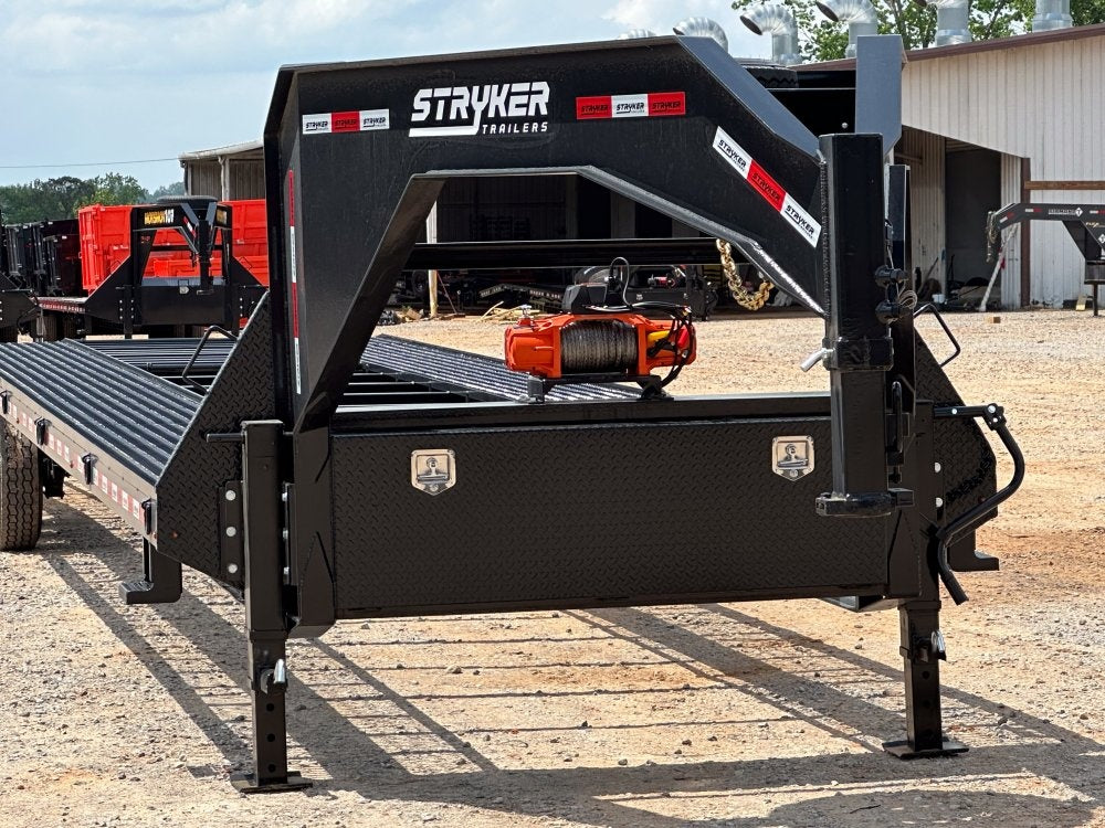 44' Mesh Deck (3) 7k Axles - 12k GVWR Derated- 14 Ply Tires w/Spare - 10' Aluminum Ramps - Warrior W - Truck & Van Trailers/Multi Car Haulers - Stryker Dealership Group