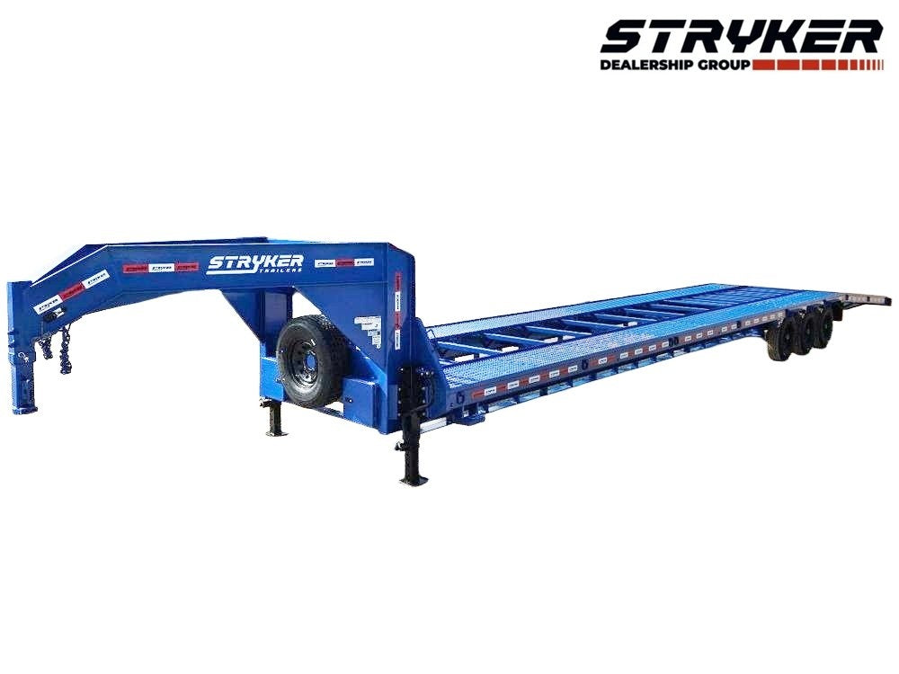 44' Mesh Deck (3) 7k Axles - 12k GVWR Derated- 14 Ply Tires w/Spare - 10' Aluminum Ramps - Warrior W - Truck & Van Trailers/Multi Car Haulers - Stryker Dealership Group