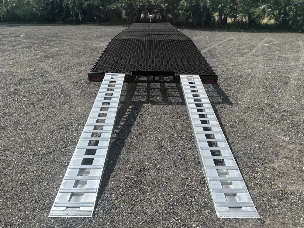 44' Mesh Deck (3) 7k Axles - FULL WIDTH MESH - 12k GVWR Derated- 14 Ply Tires w/Spare - 10' Aluminum - Truck & Van Trailers/Multi Car Haulers - Stryker Dealership Group
