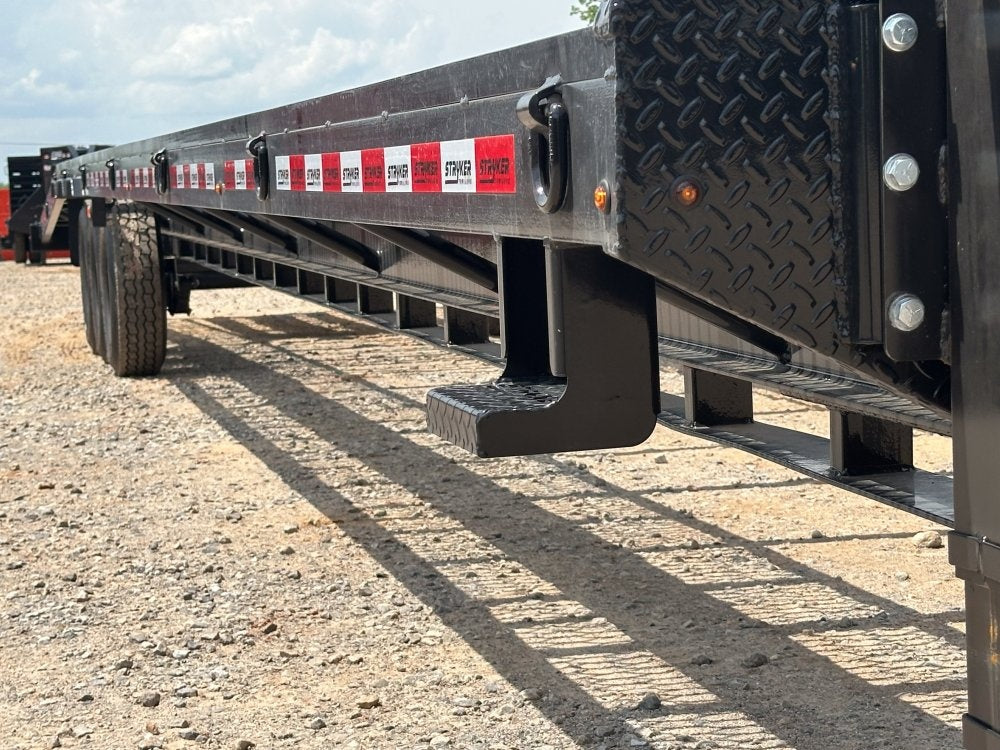 44' Stryker Gooseneck Mesh Deck Multi Car Hauler (3) 7k Axles - 12k GVWR Derated - Truck & Van Trailers - Stryker Dealership Group
