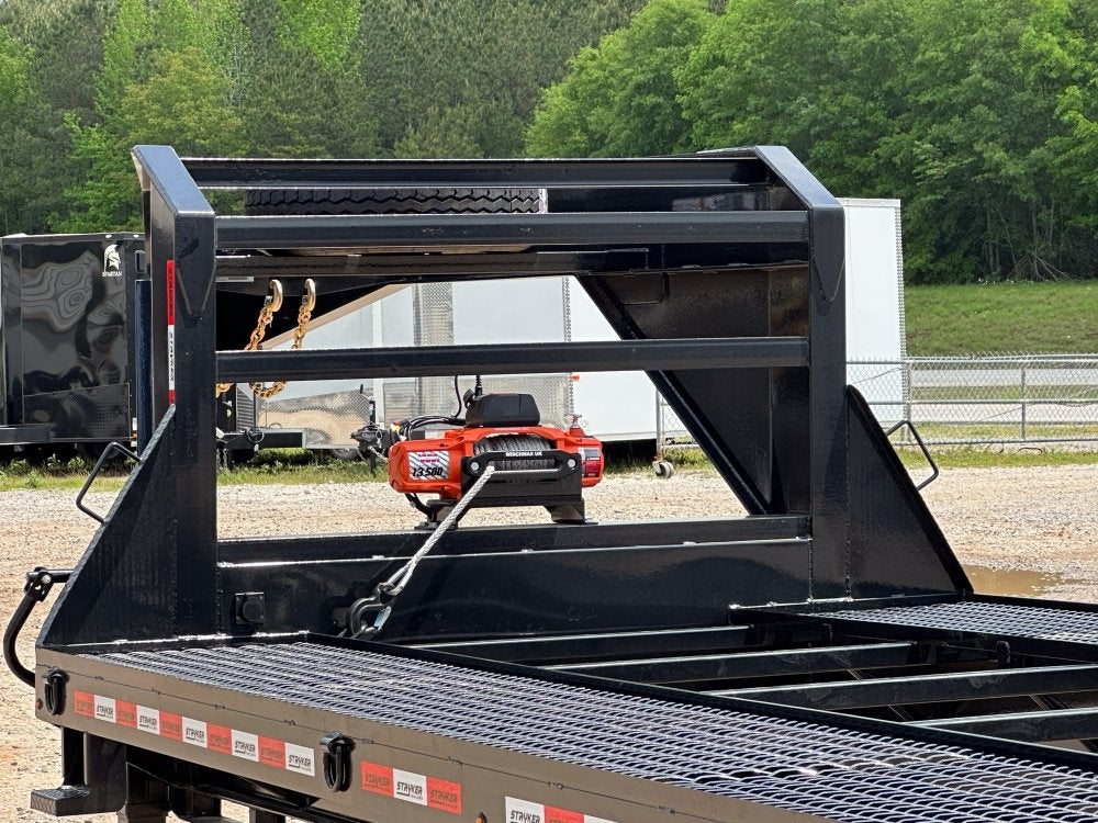 44' Stryker Gooseneck Mesh Deck Multi Car Hauler (3) 7k Axles - 12k GVWR Derated - Truck & Van Trailers - Stryker Dealership Group
