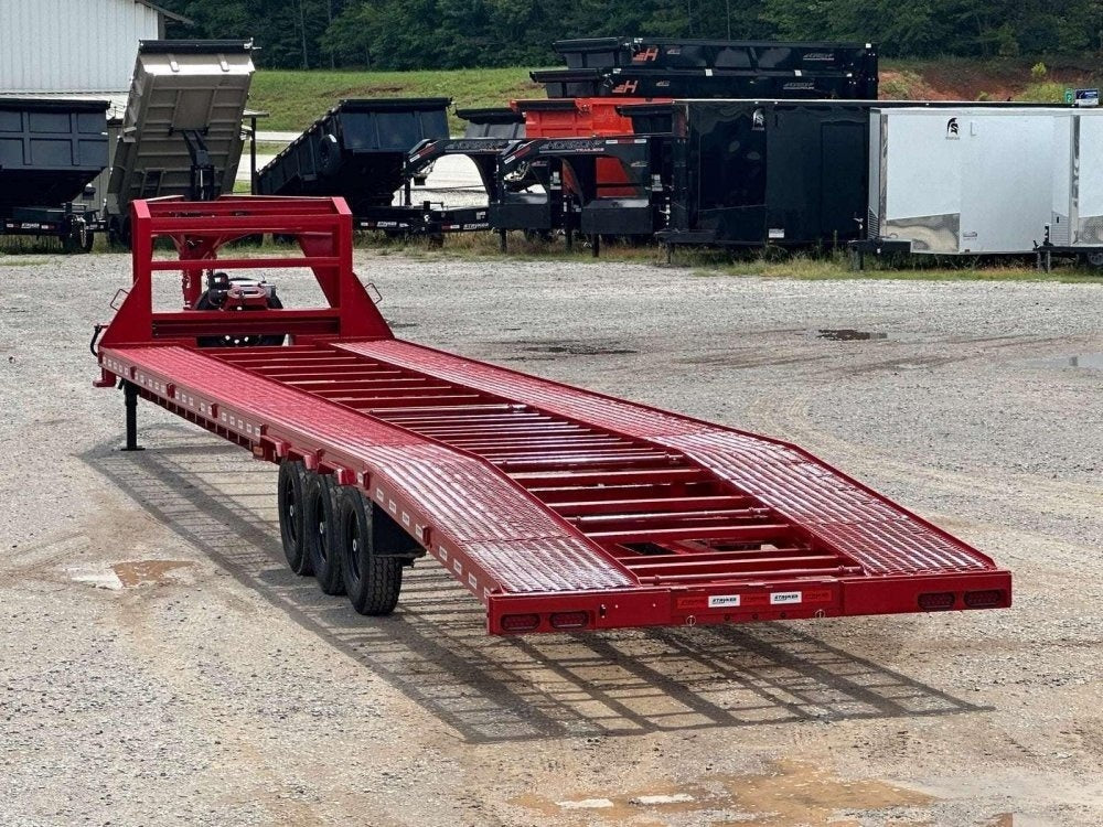 44' Stryker Gooseneck Mesh Deck Multi Car Hauler (3) 7k Axles - 12k GVWR Derated - Multi Car Haulers - Truck & Van Trailers - Stryker Dealership Group