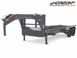20' Horizon HRD Gooseneck Roll Off Base Trailer Telescopic 24k Lift - (2) 10K Axles 014962