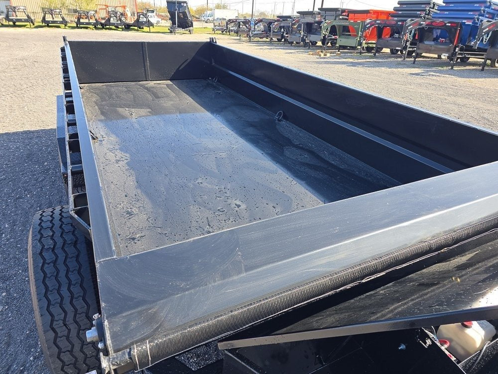 16' Stryker SDT Bumper Pull Dump Trailer 24" Side Walls - (2) 7k Axles 003777