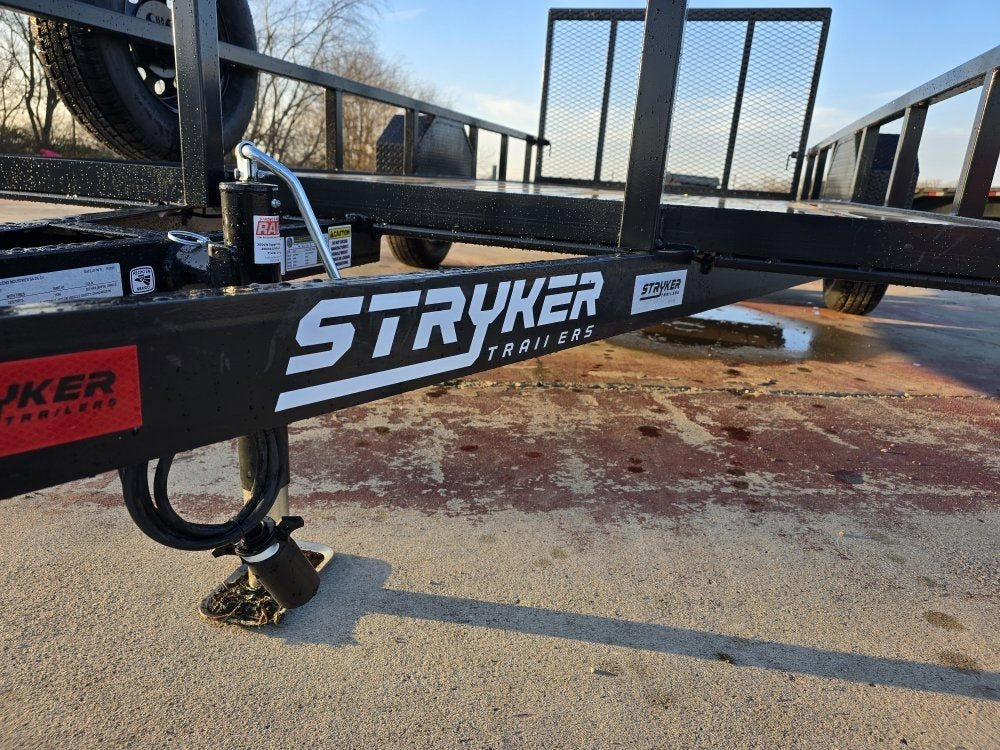 14' Utility Trailer (1) 3.5K Axle, 77" Wide 4' Gate 003807