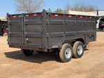 83"x14' Bumper Pull Dump Trailer 48" Sides - 14k GVWR 48611