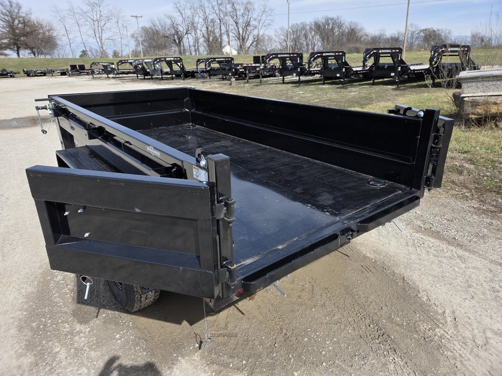 10' x 60" Iron Bull DTB Bumper Pull Dump Trailer 18" Side Walls - (2) 5200 lb Axles 104801