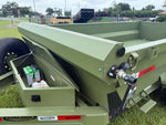 12' x 6' Dump Trailer DRM 24" Side Walls (2) 7K Axles Scissor Lift 10093