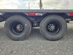 32' DKO Gooseneck Deckover 27' + 5' Mega Ramps (2) 12K Axles 011358