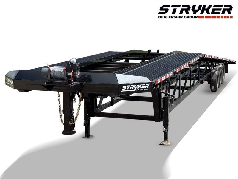 50' Stryker Gooseneck Wedge 3 Car Hauler - (3) 7k Axles Derated 004587 - Stryker Dealership Group