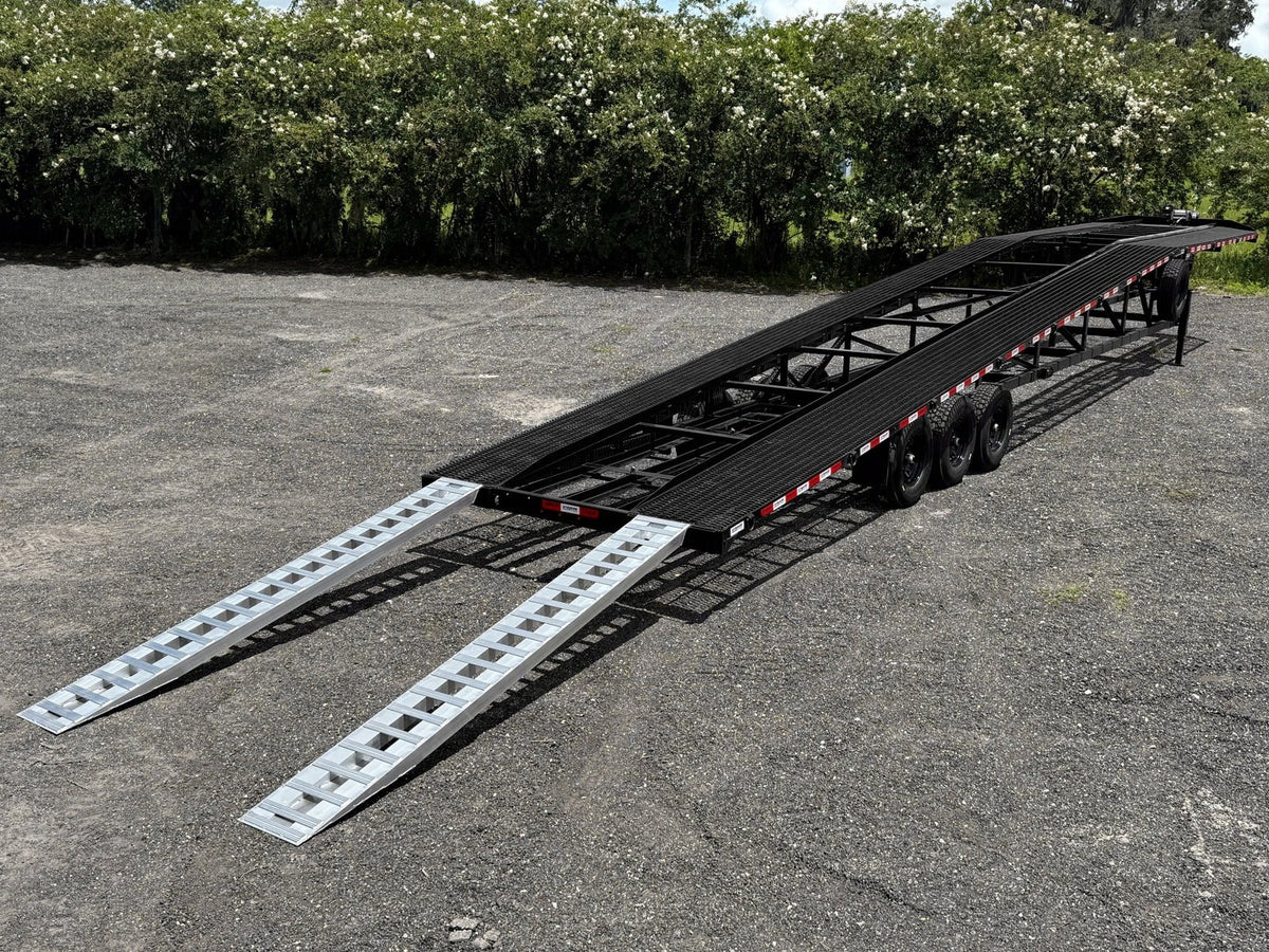 50' Stryker Gooseneck Wedge 3 Car Hauler - (3) 7k Axles Derated 004591 - Stryker Dealership Group