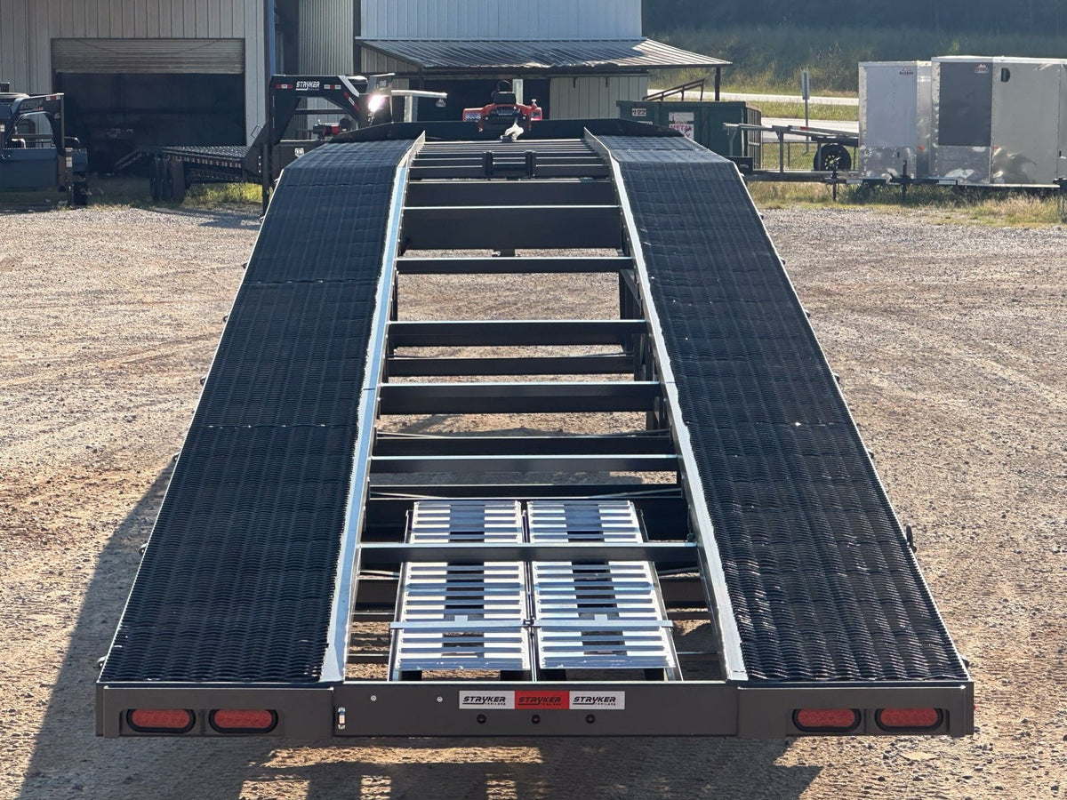 50' Stryker Gooseneck Wedge 3 Car Hauler - (3) 7k Axles Derated 004591 - Stryker Dealership Group